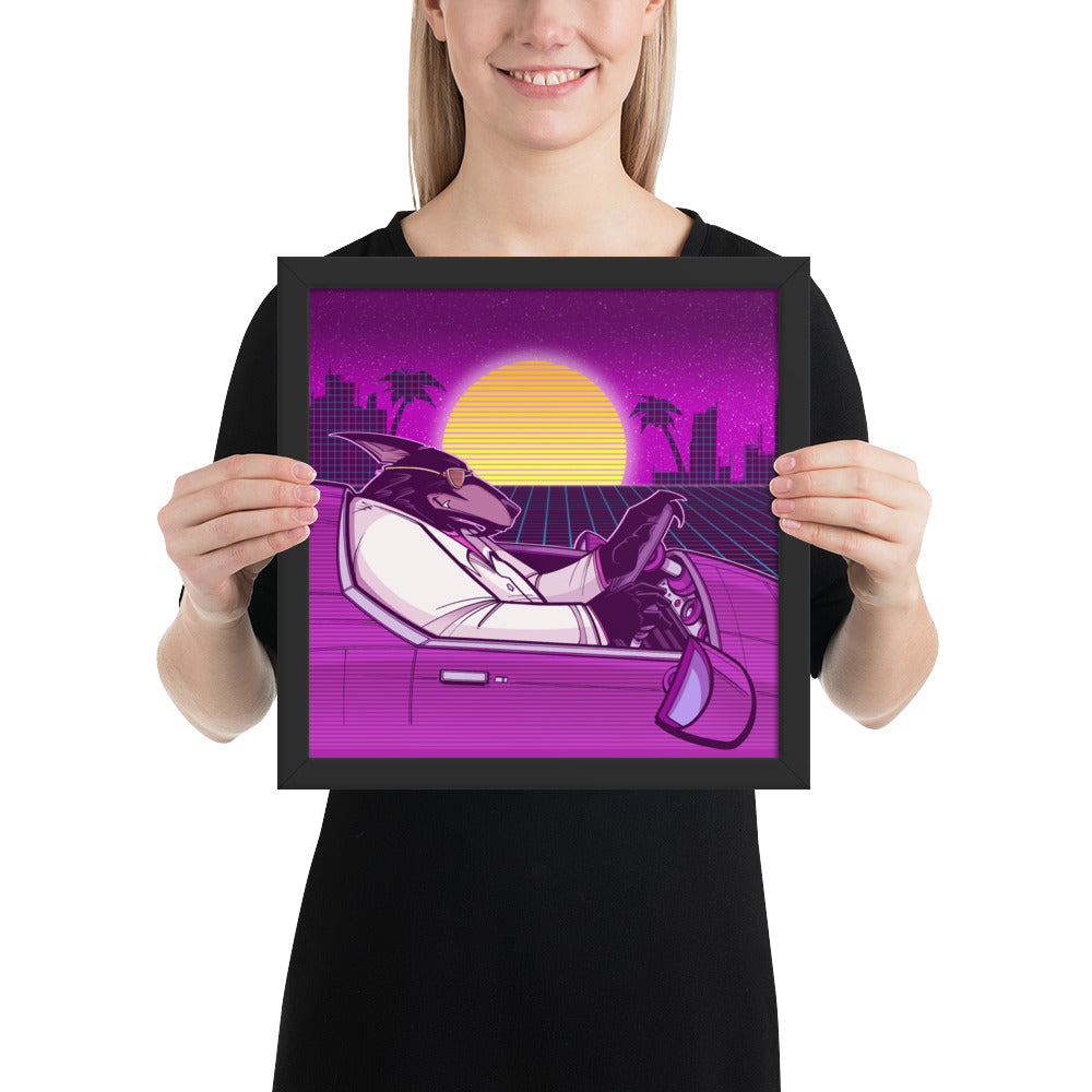 Framed Poster - Low Drag Jack Label v1