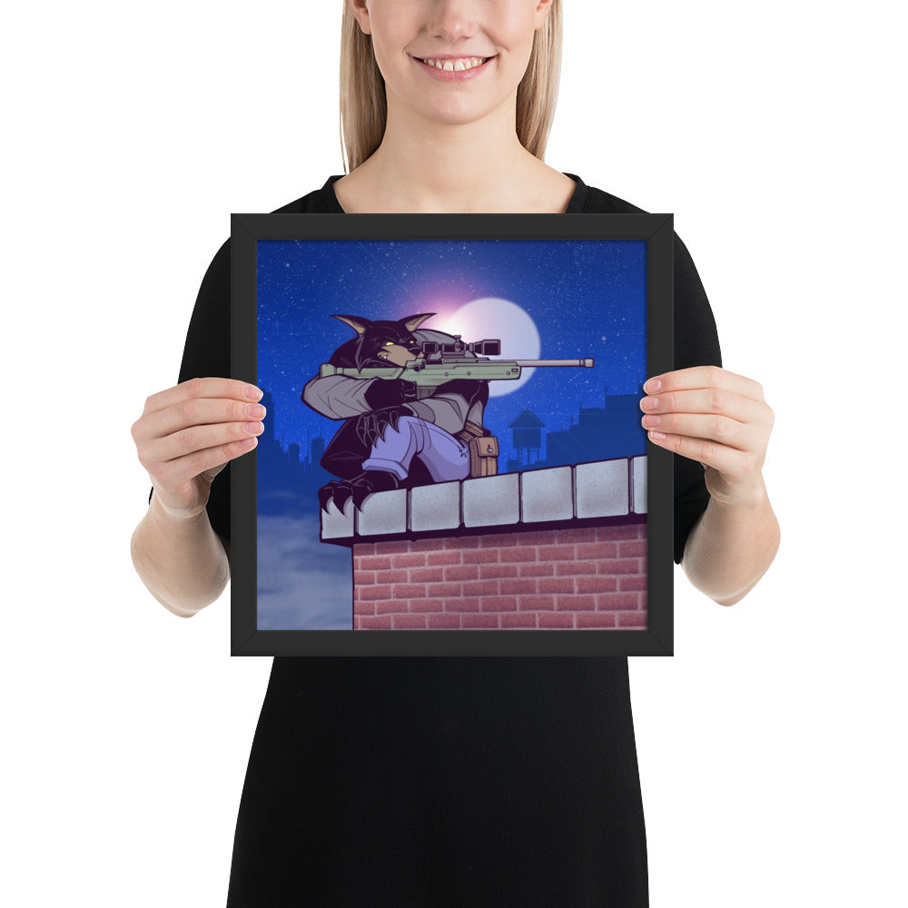 Framed Poster - Sharpshooter Jack Label v1