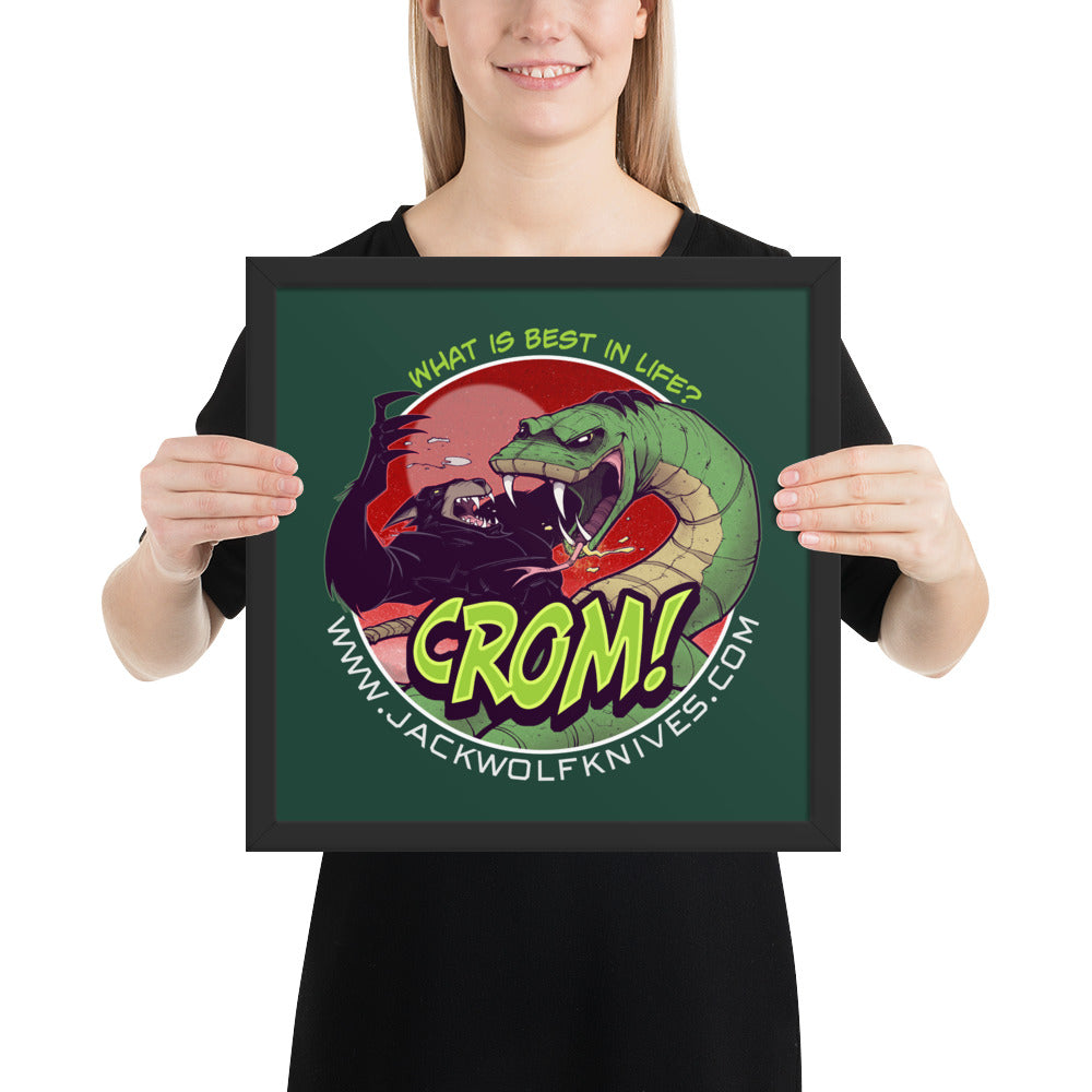 Framed Poster - Venom Jack Sticker v1