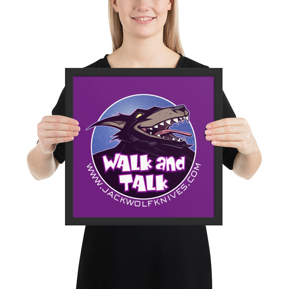 Framed Poster - K9 Jack Sticker v1