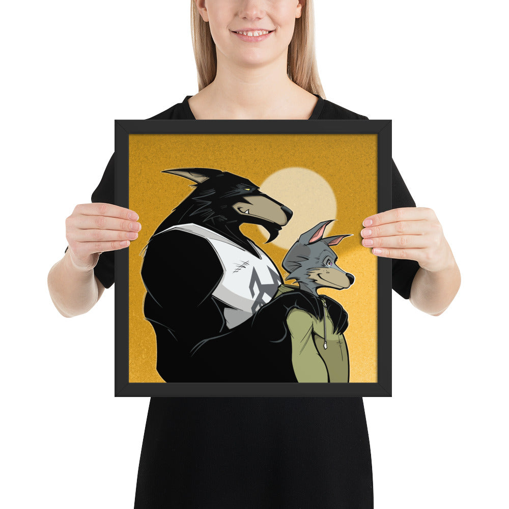 Framed Poster - Big Bro Jack Label v1