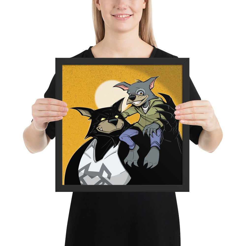 Framed Poster - Little Bro Jack Label v1