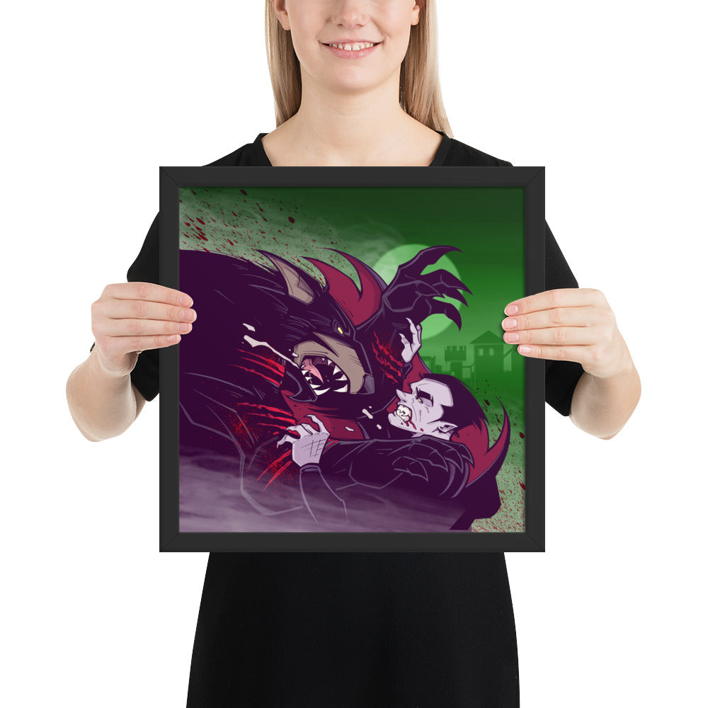 Framed Poster - Vampire Jack Label v1
