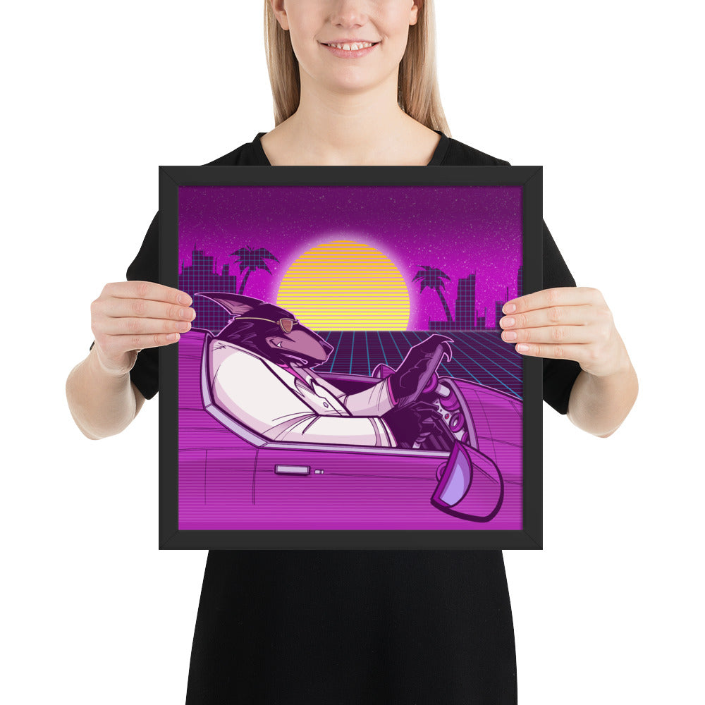 Framed Poster - Low Drag Jack Label v1