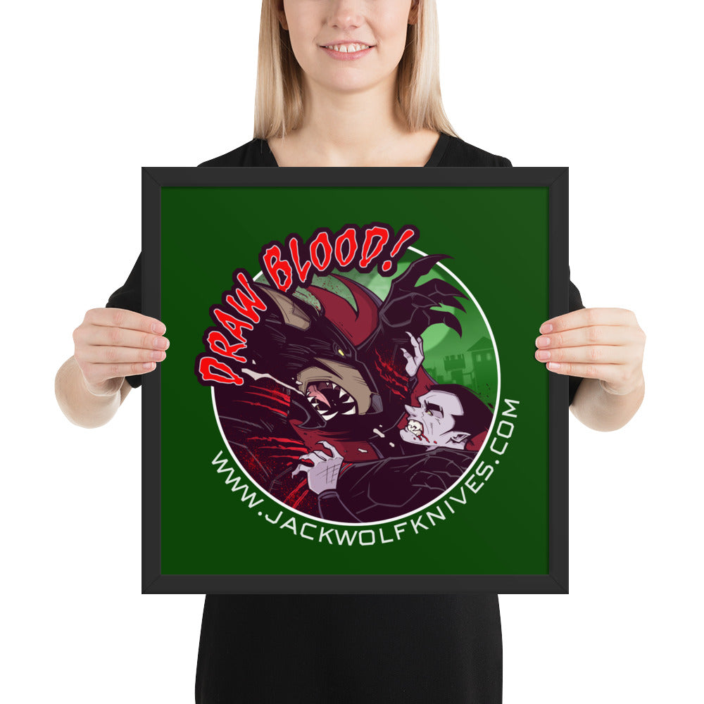 Framed Poster - Vampire Jack Sticker v1