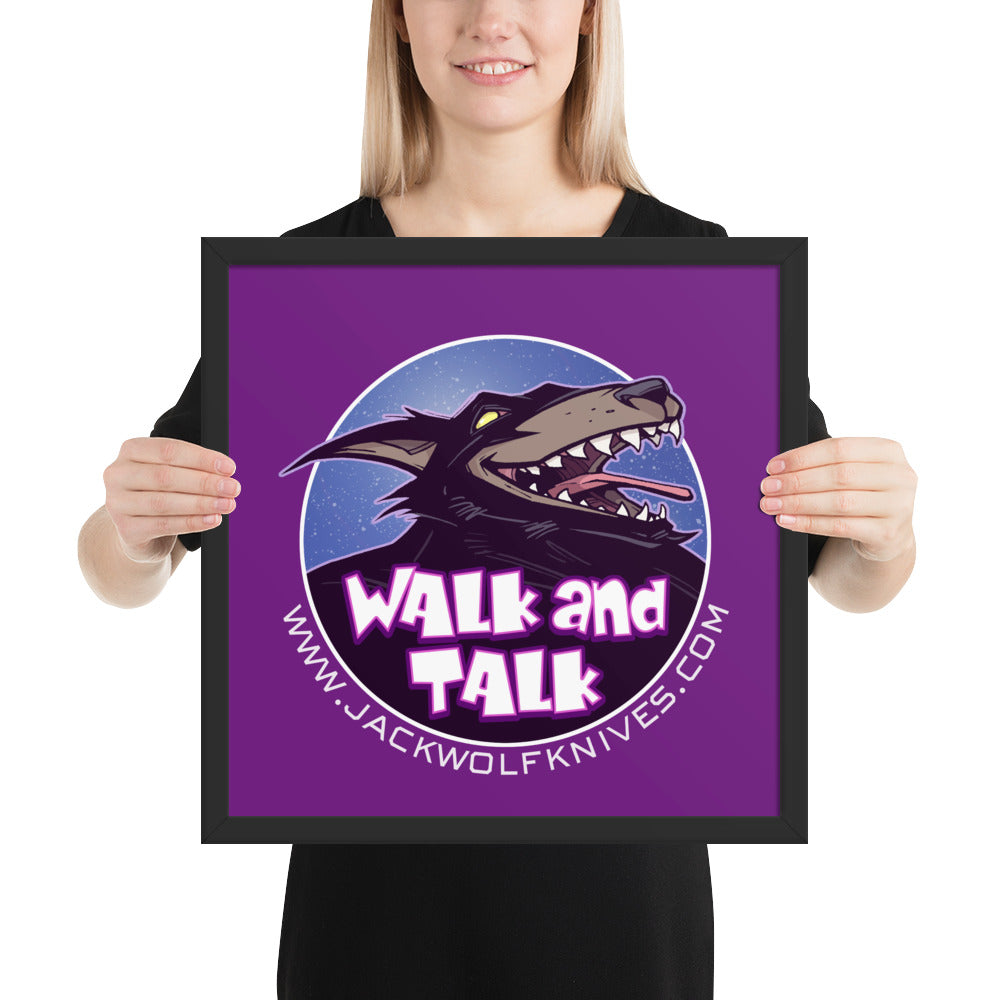 Framed Poster - K9 Jack Sticker v1