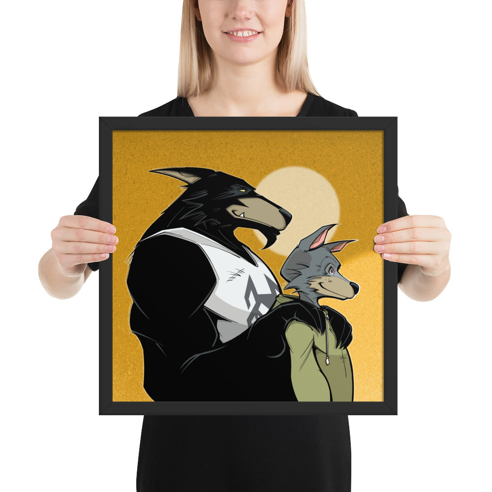 Framed Poster - Big Bro Jack Label v1