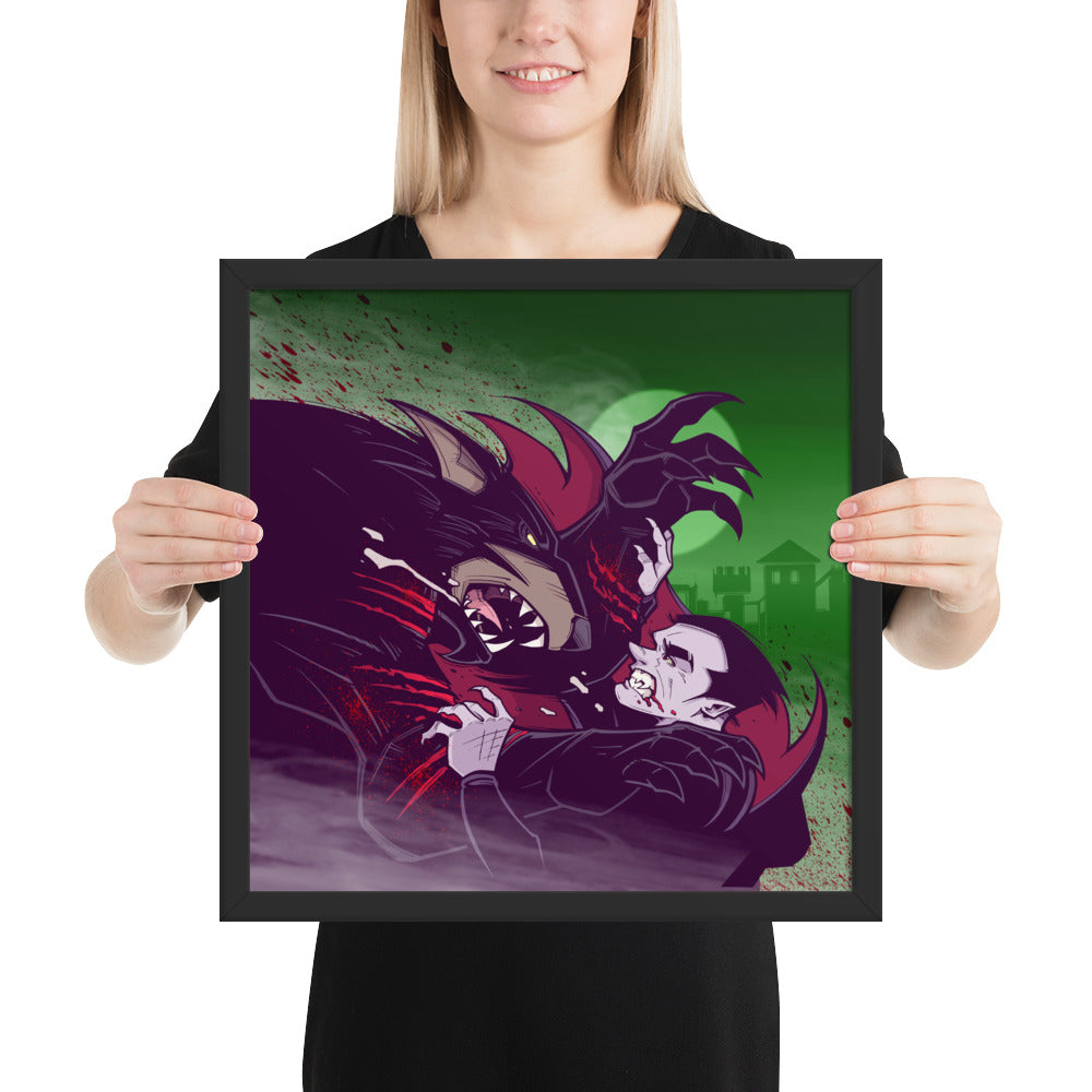 Framed Poster - Vampire Jack Label v1