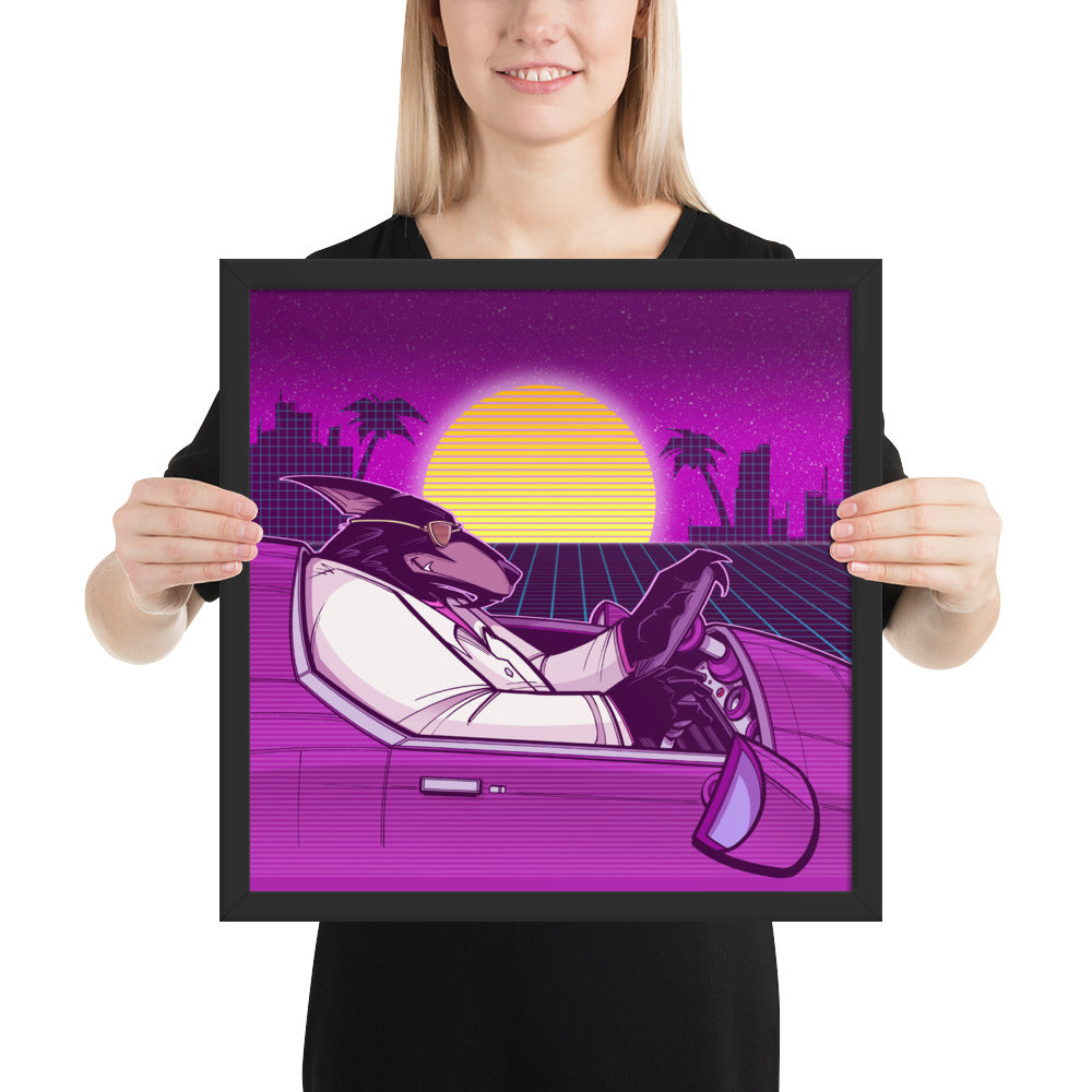 Framed Poster - Low Drag Jack Label v1