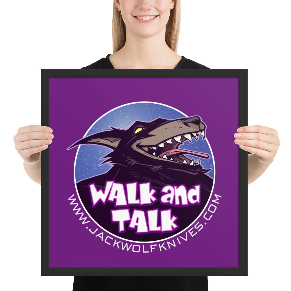 Framed Poster - K9 Jack Sticker v1