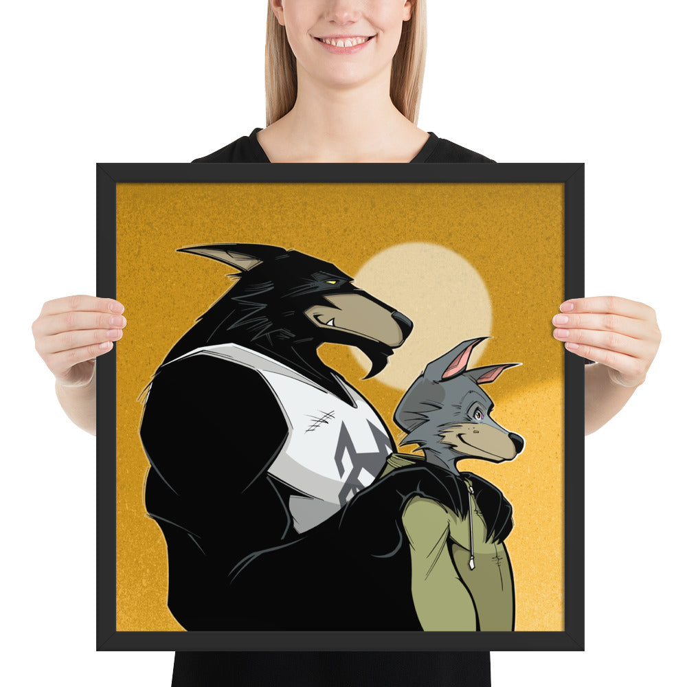 Framed Poster - Big Bro Jack Label v1