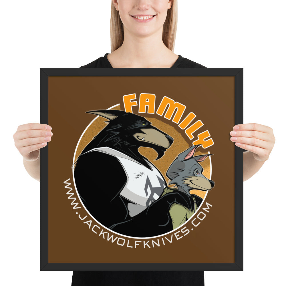 Framed Poster - Big Bro Jack Sticker v1