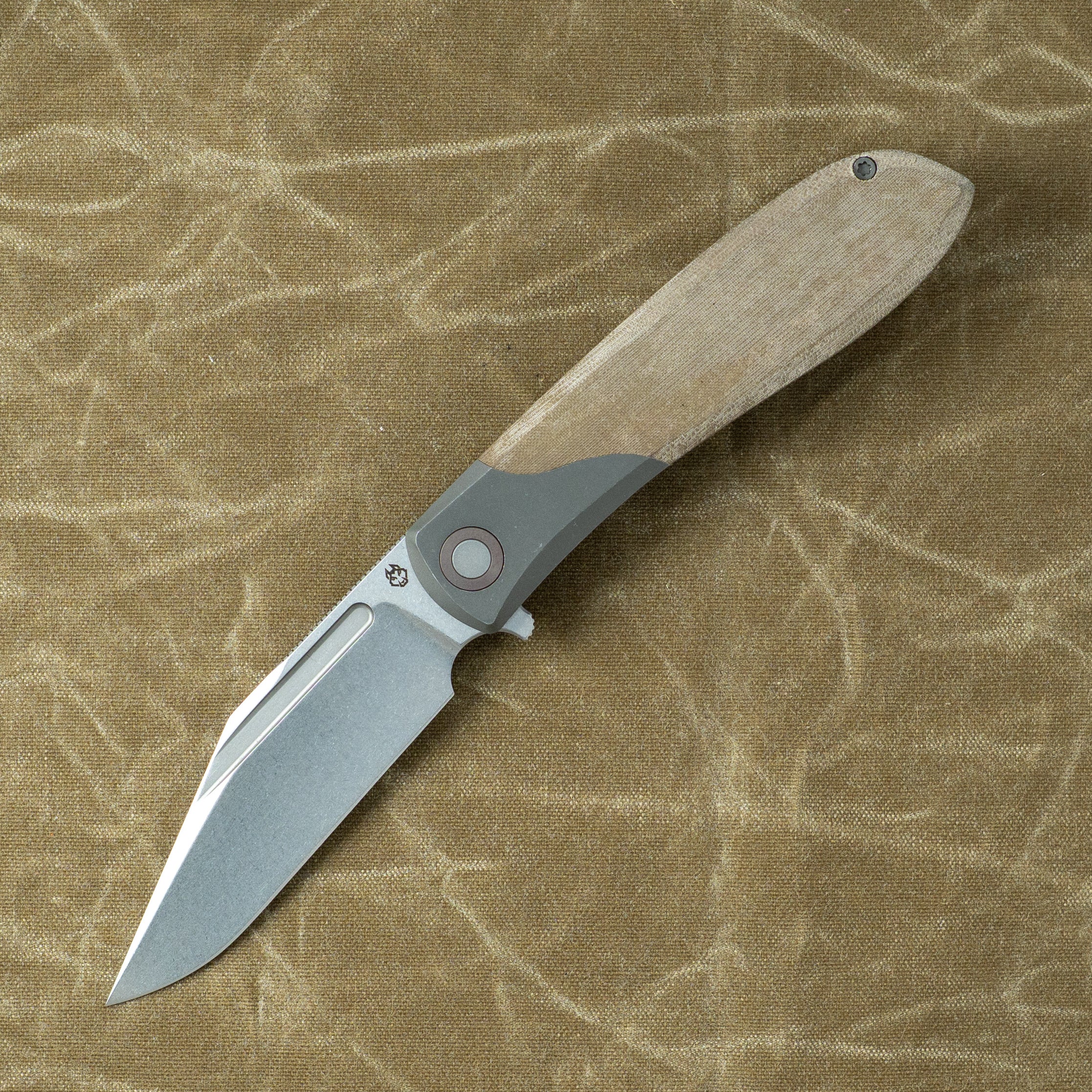 SCUFFLE - GREEN LINEN MICARTA STONEWASH