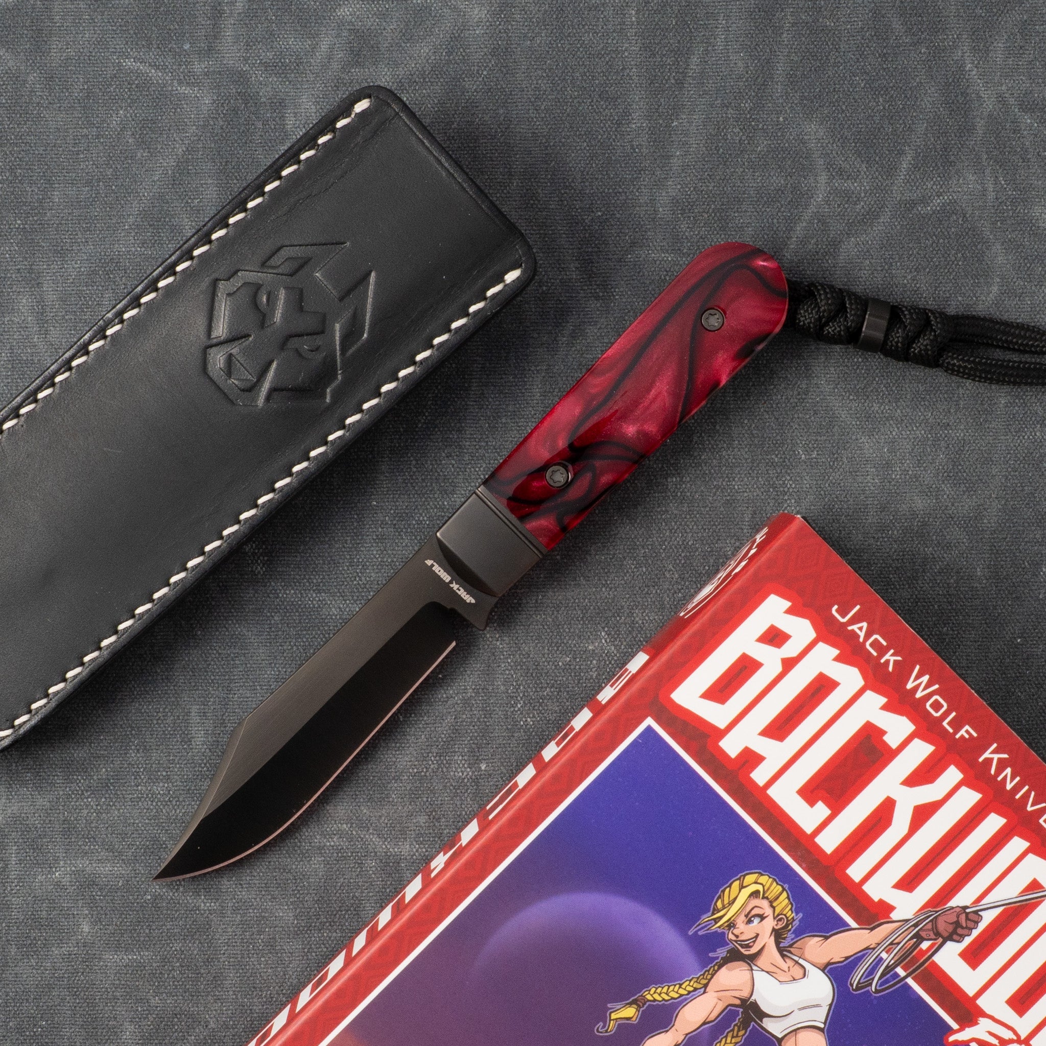 BACKWOODS FIXEDC - KIRINITE TRUE BLOOD BELT SATIN D.L.C.