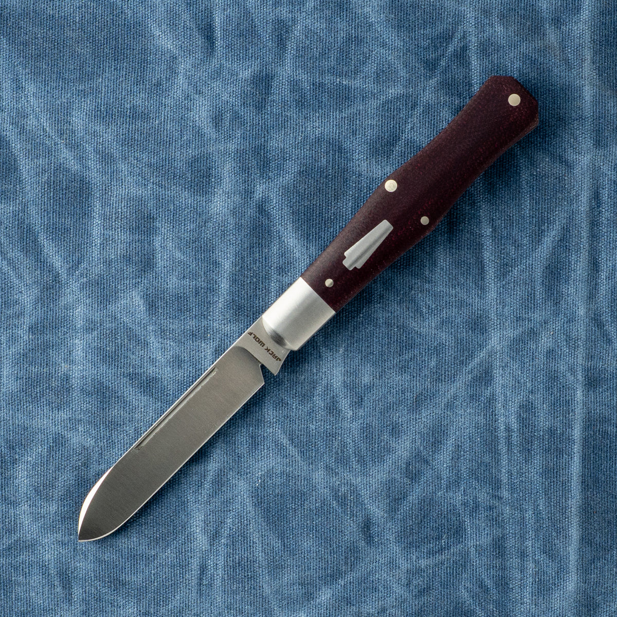 COFFIN - BURGUNDY CANVAS MICARTA