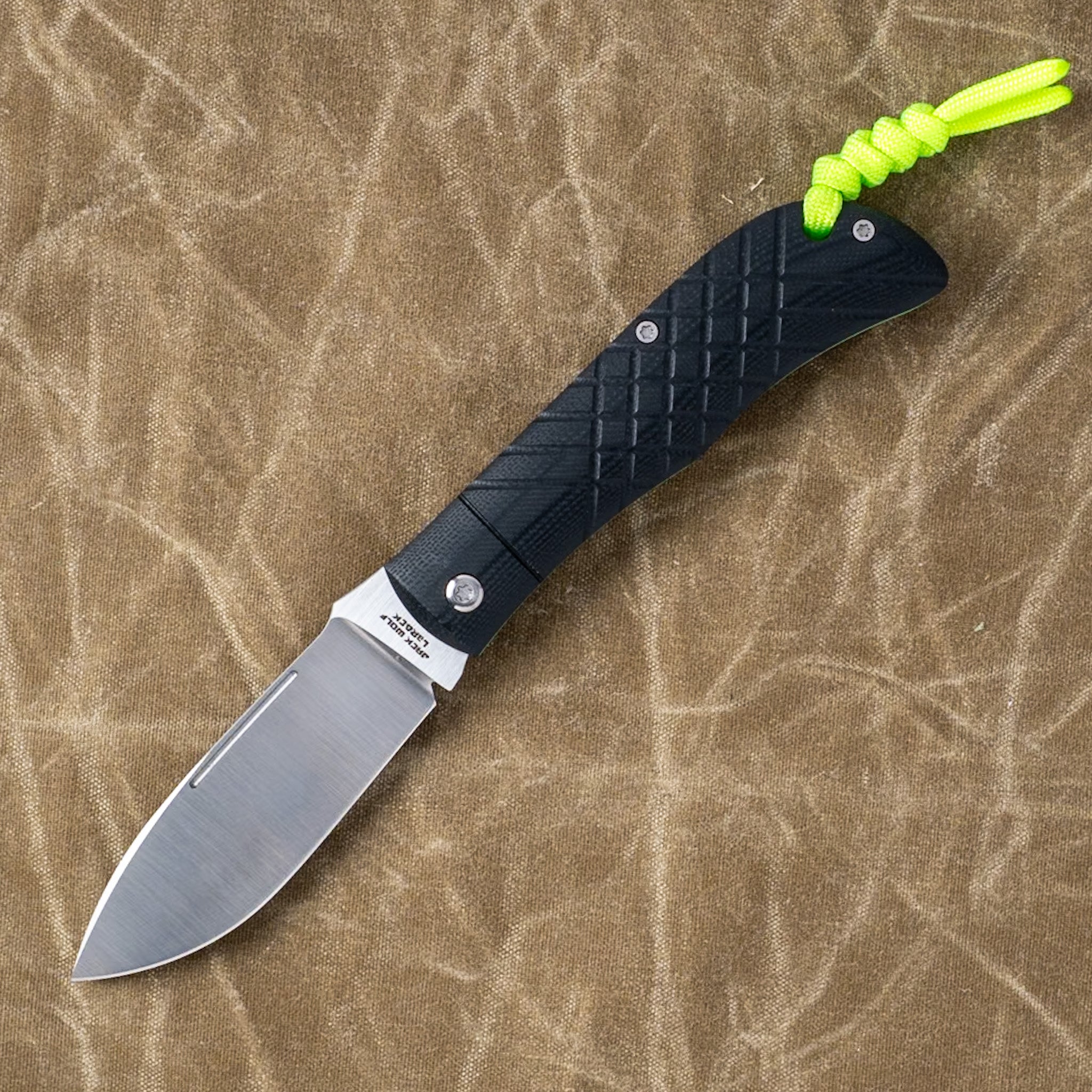 TIMBER JACK - BLACK G10 CROSS HATCH 2