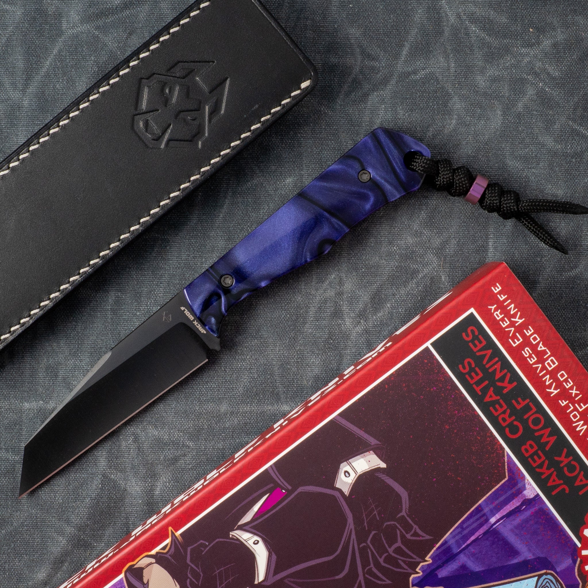 COLLUSION - KIRINITE PURPLE WAVE BELT SATIN DLC