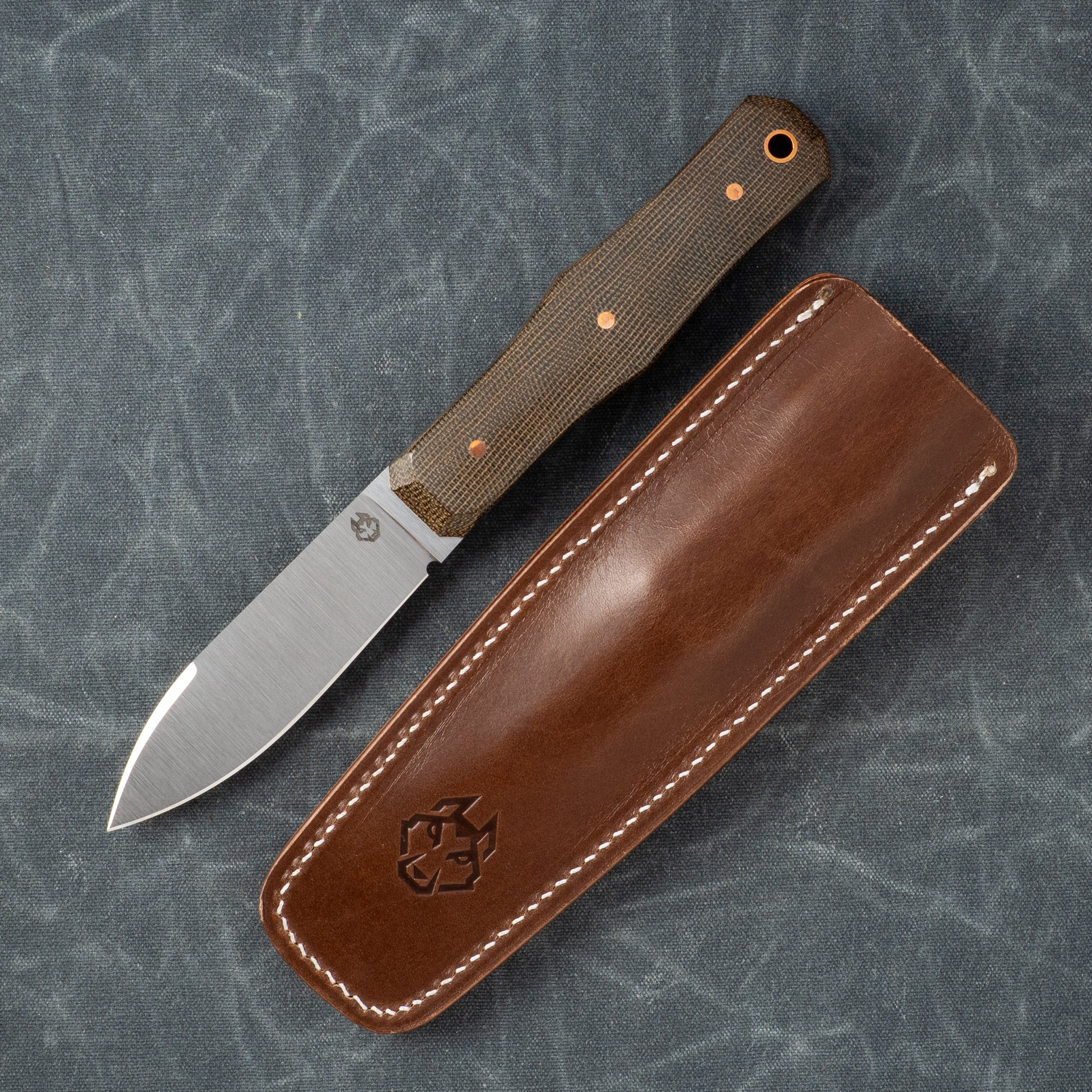 Vampire Hunter - Green Canvas Micarta