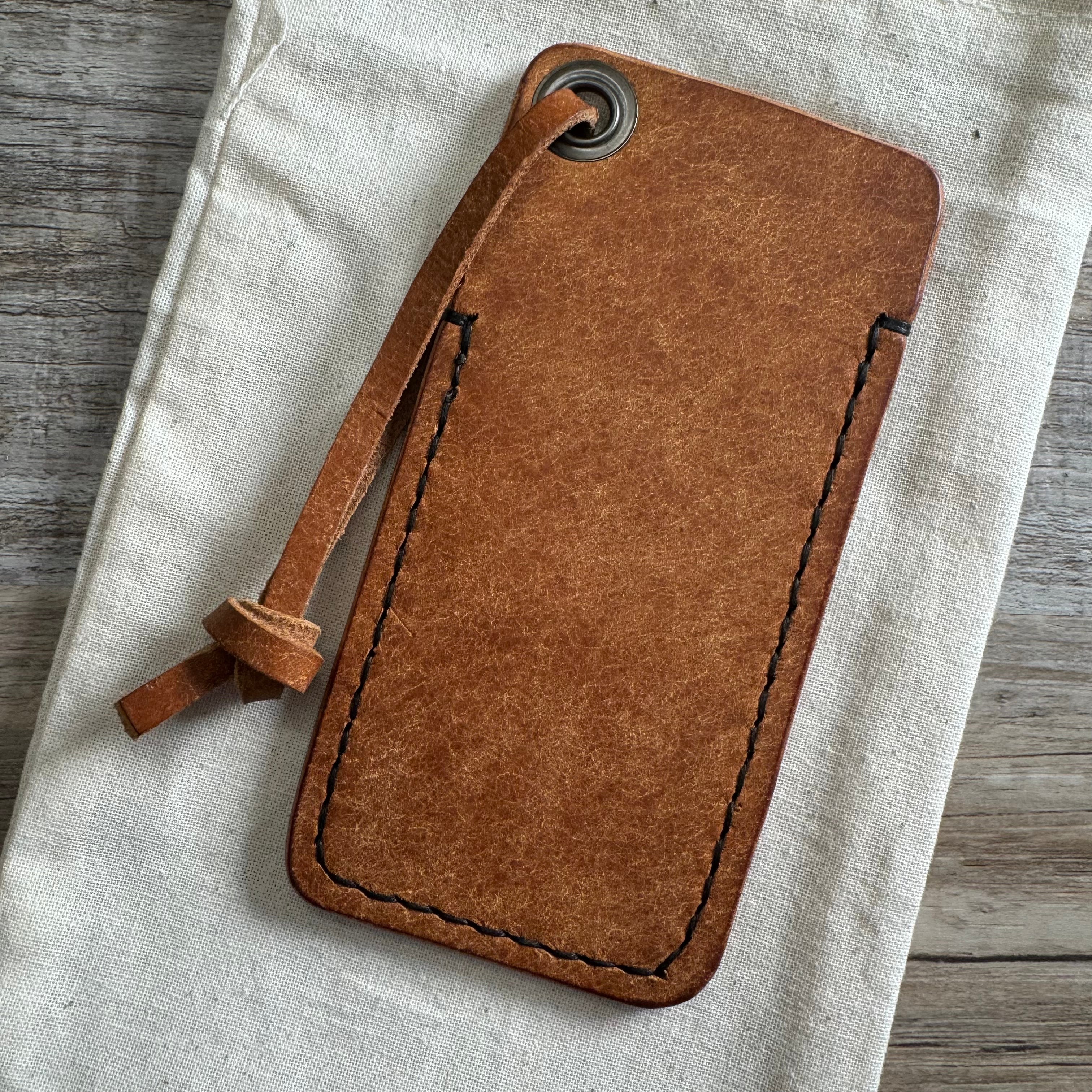 High Tide Lanyard Slip - Cognac Pueblo Black Thread