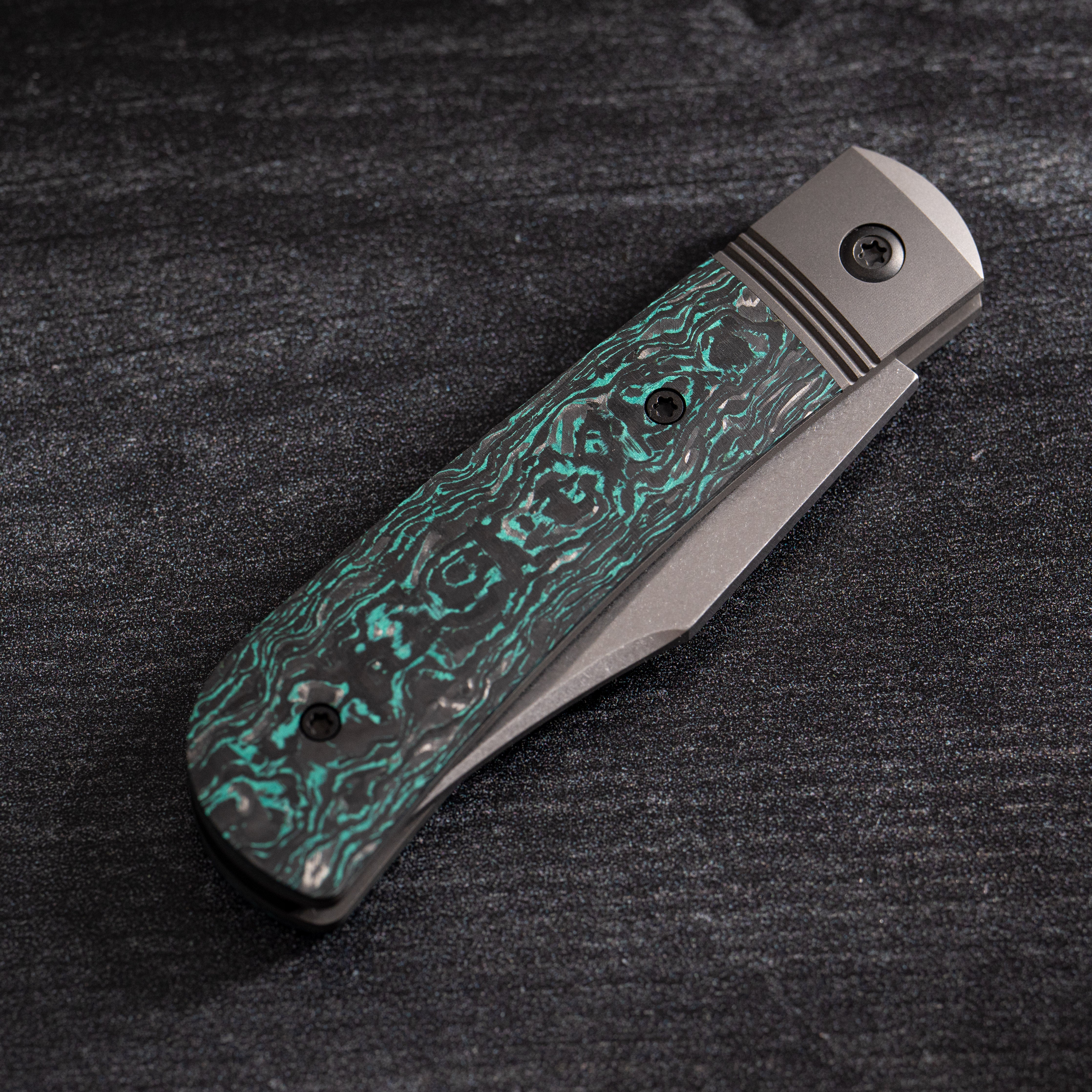 Benny's Clip - TechnoCarbo Teal Stonewash