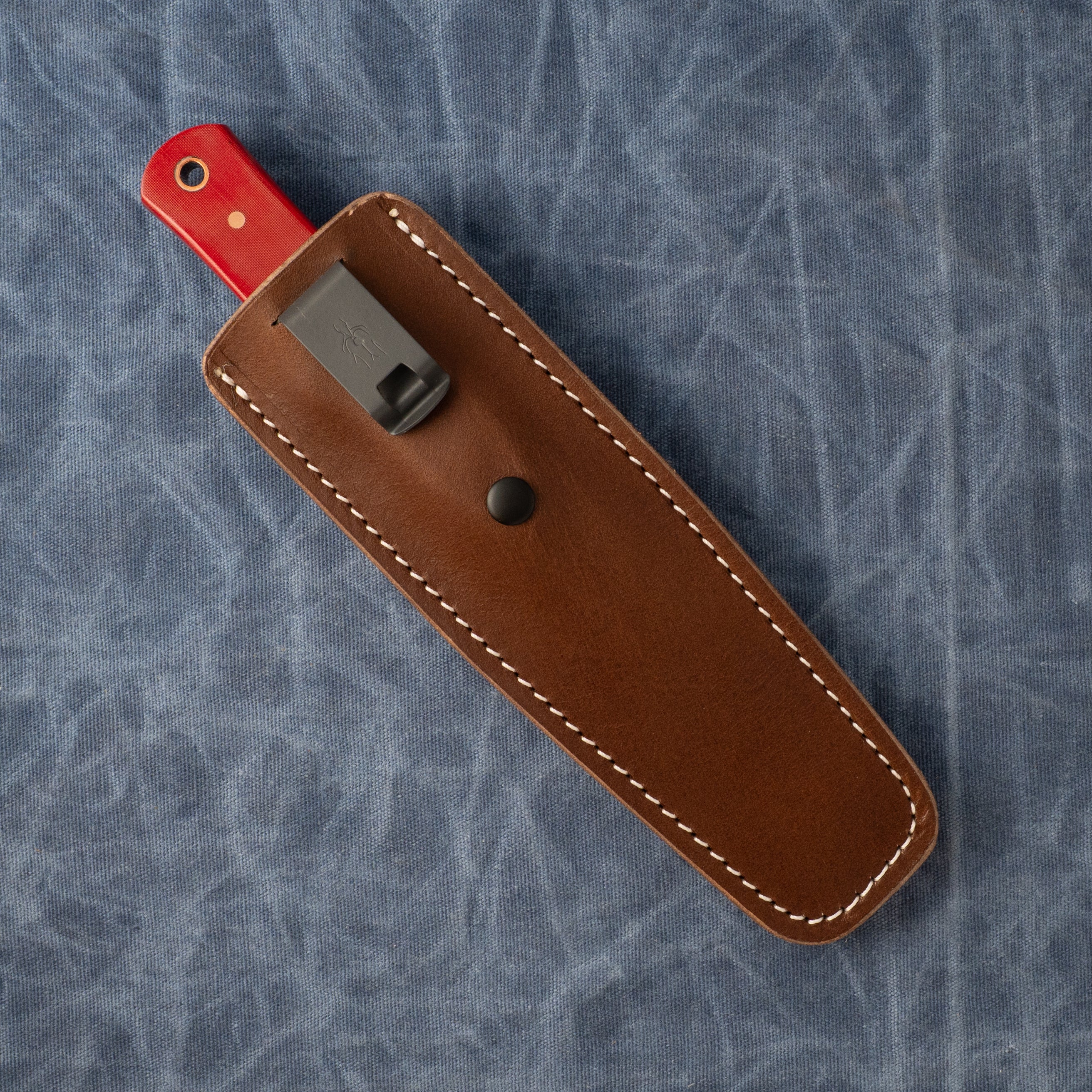Vampire Hunter Mainline - Red Linen Micarta