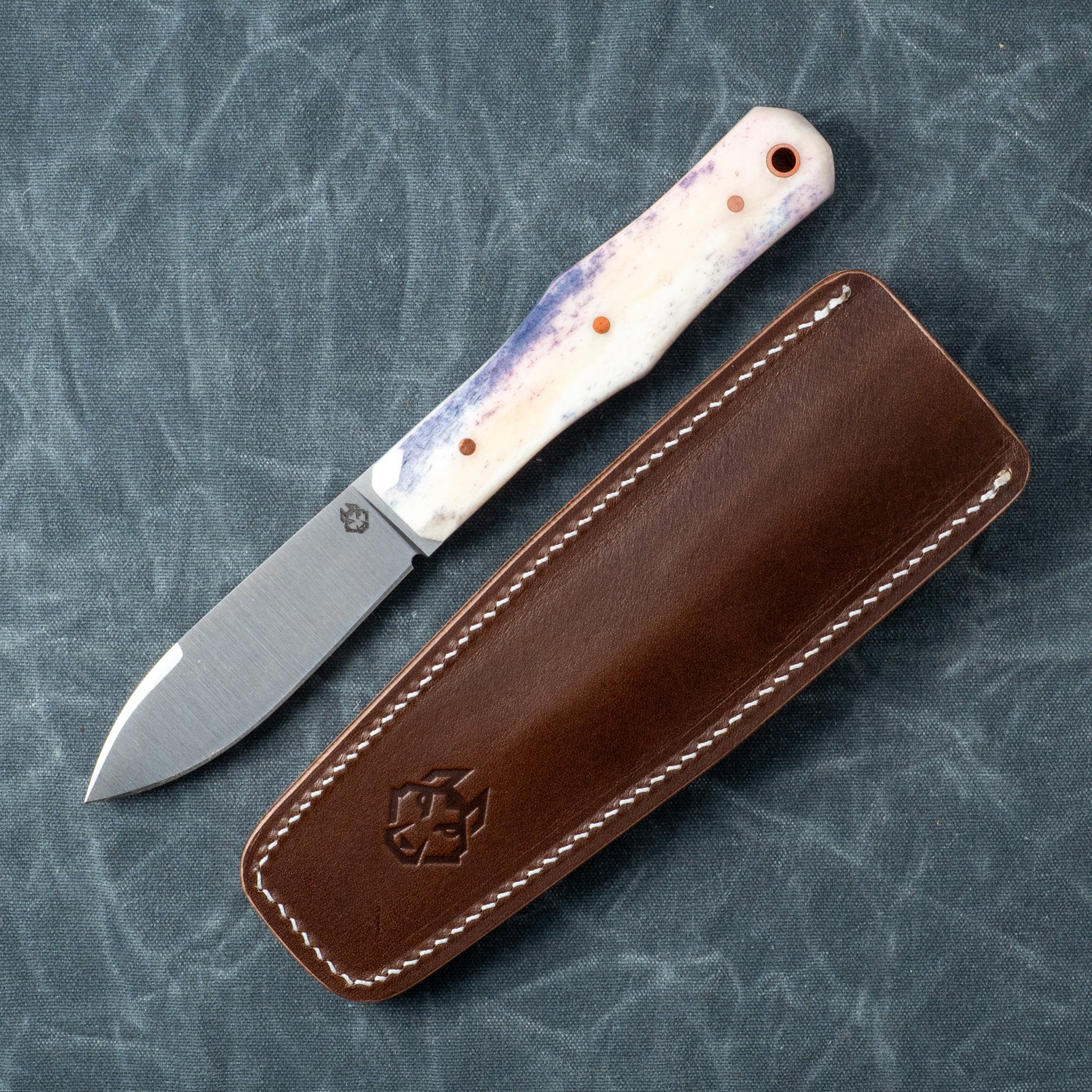 Vampire Hunter - Smooth Blue & White Bone