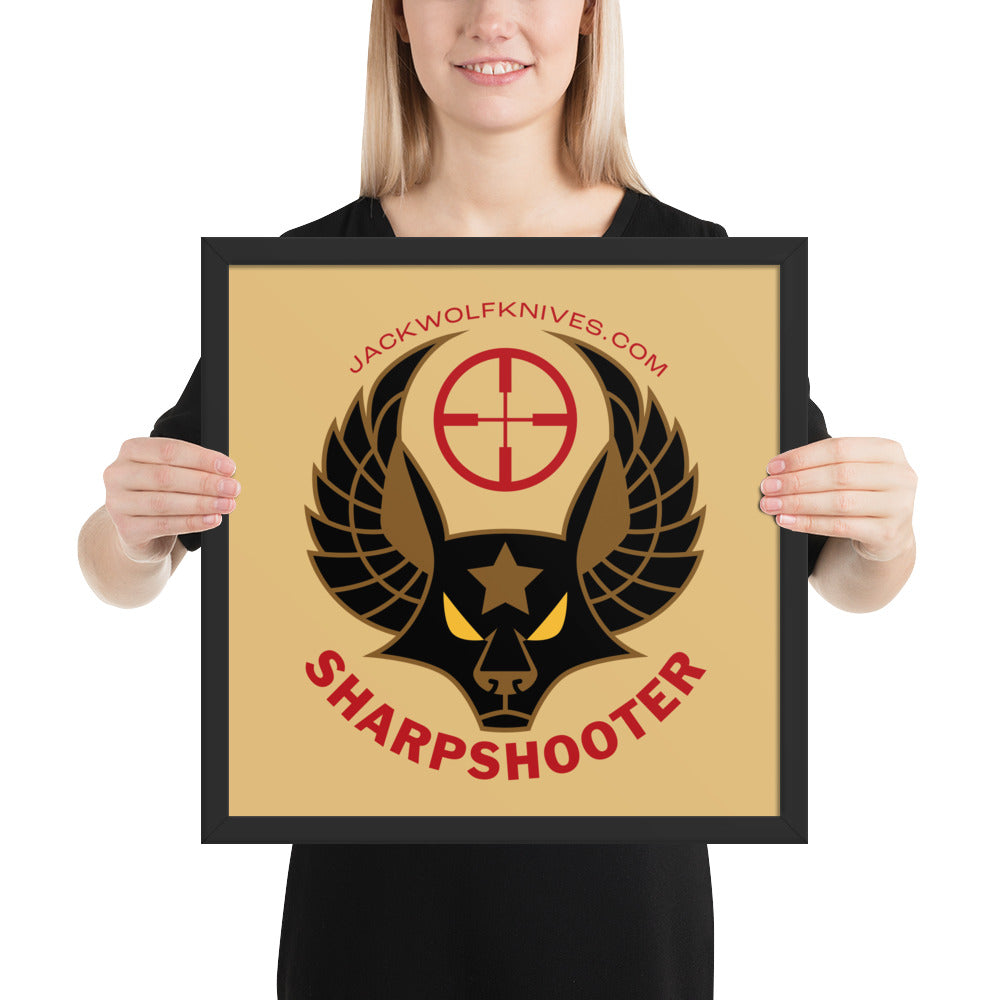 Framed Poster - Sharpshooter Jack Sticker v2