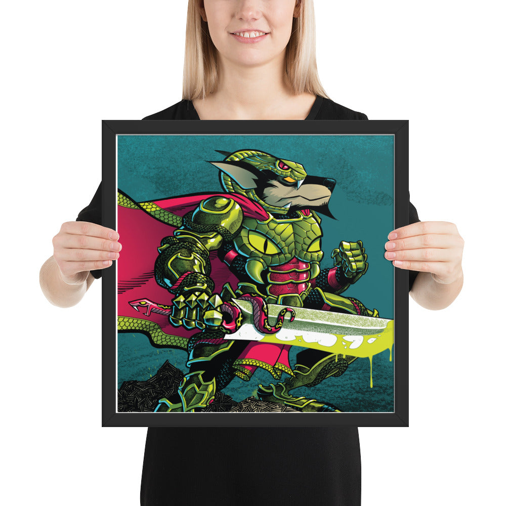Framed Poster - Venom Jack Label v2
