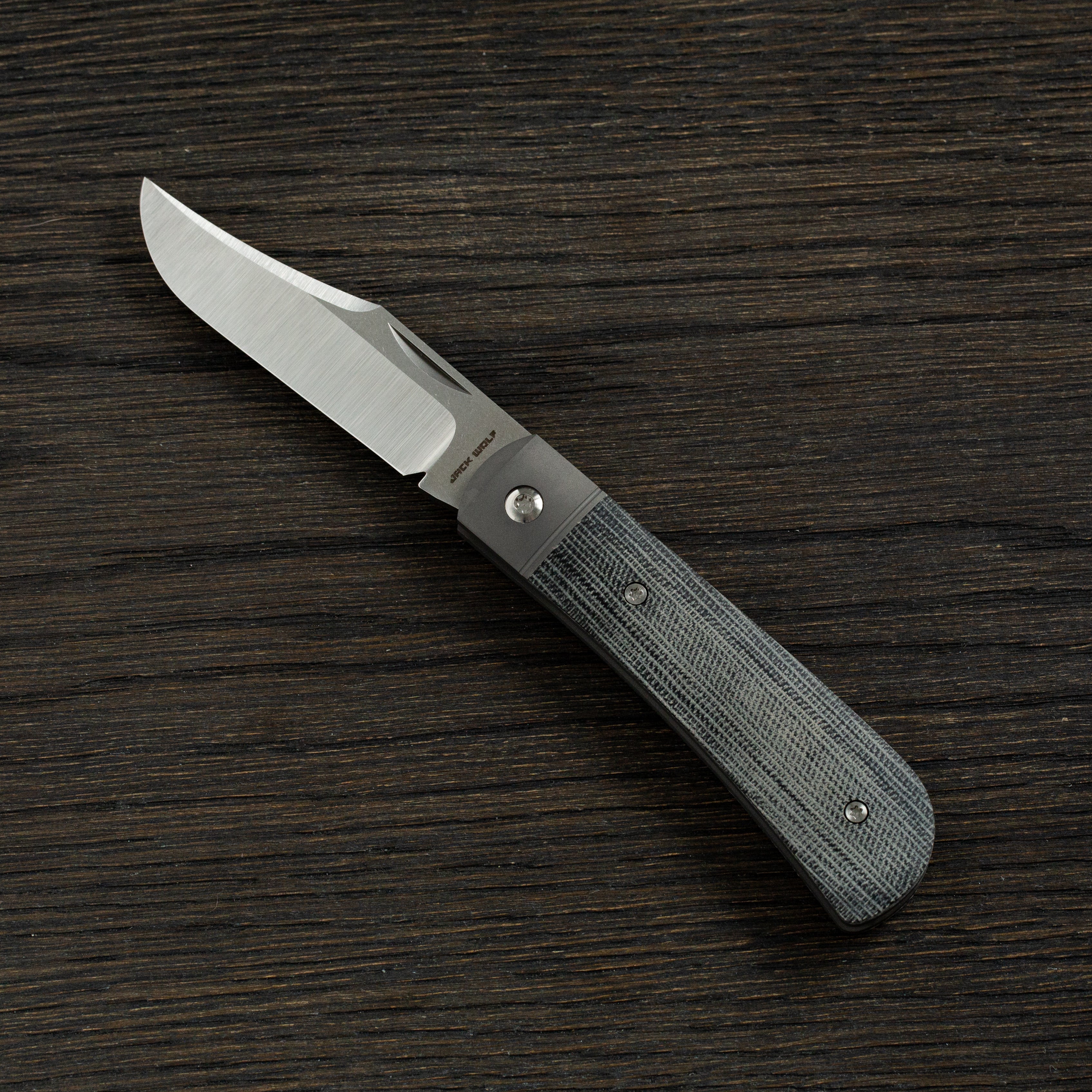 Benny's Clip - Black Canvas Micarta