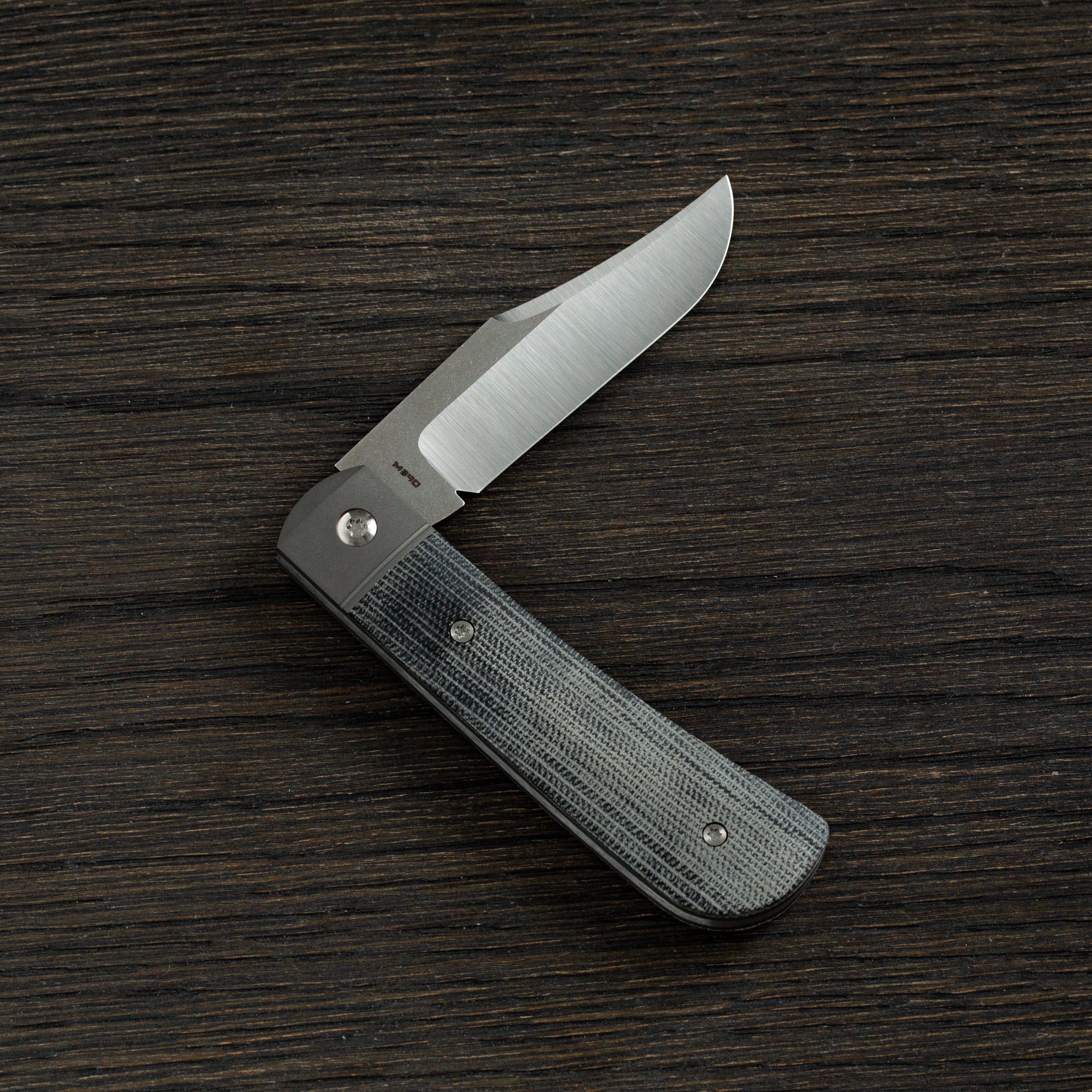 Benny's Clip - Black Canvas Micarta