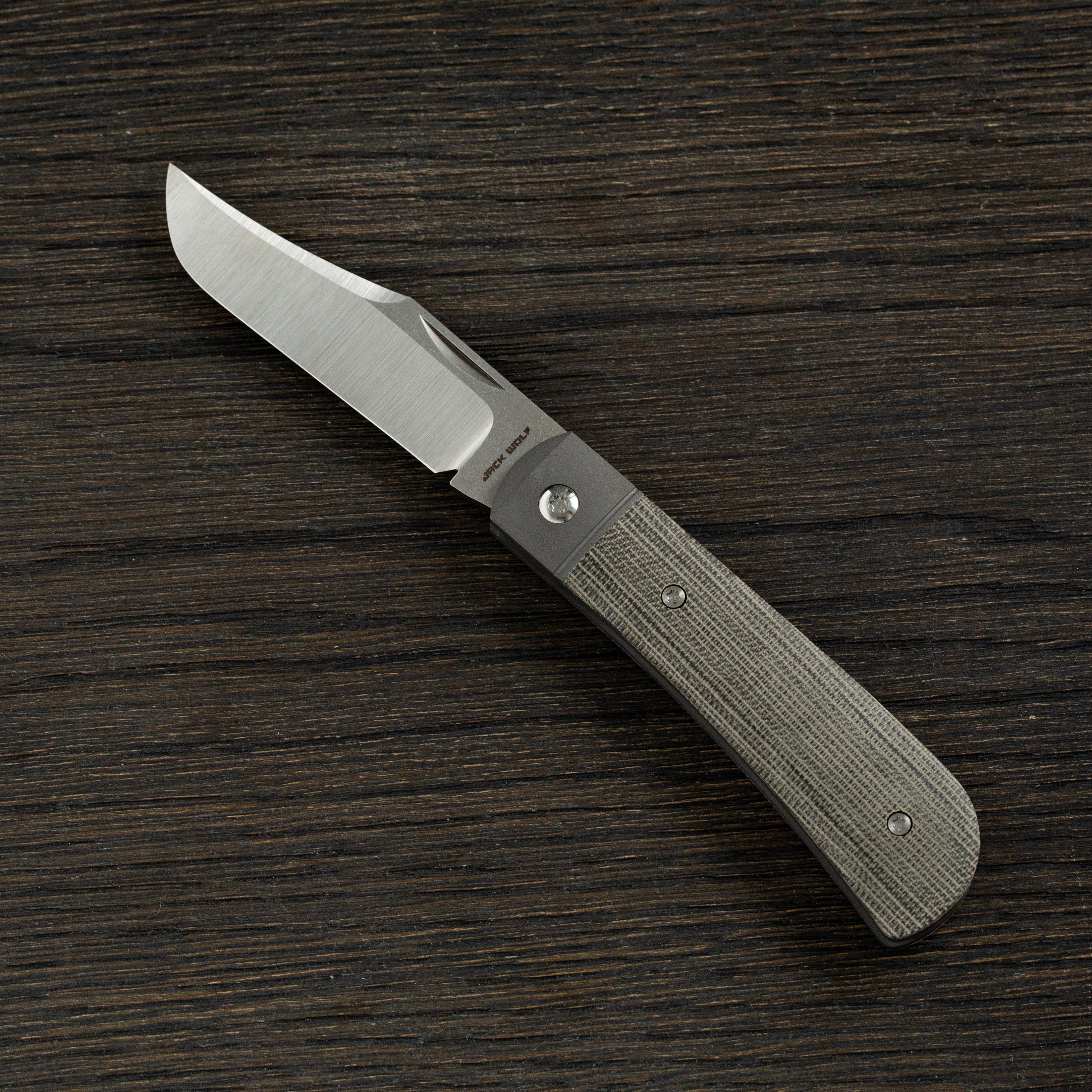 Benny's Clip - Olive Drab (OD) Green Canvas Micarta