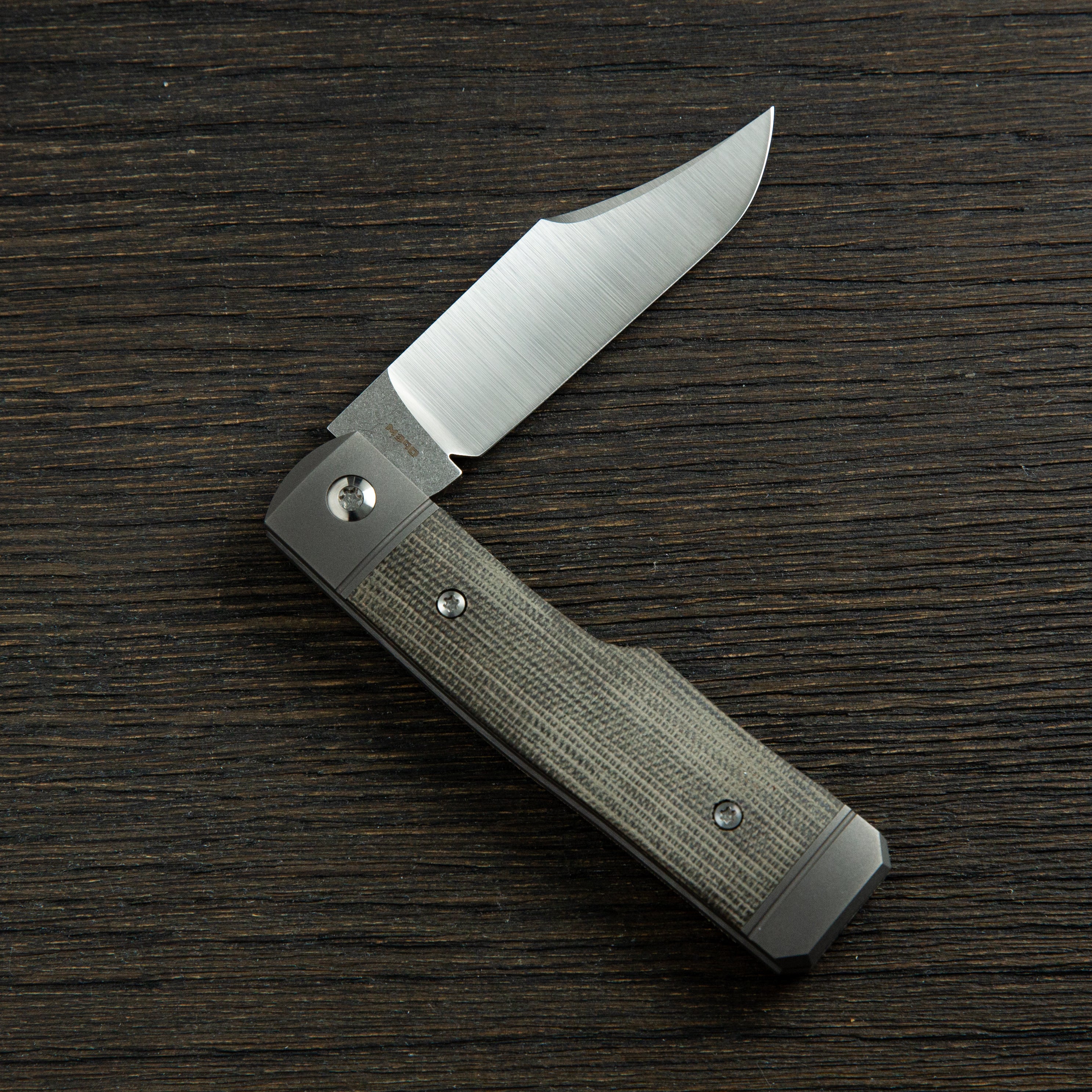 Sharpshooter Jack - Olive Drab (OD) Green Canvas Micarta