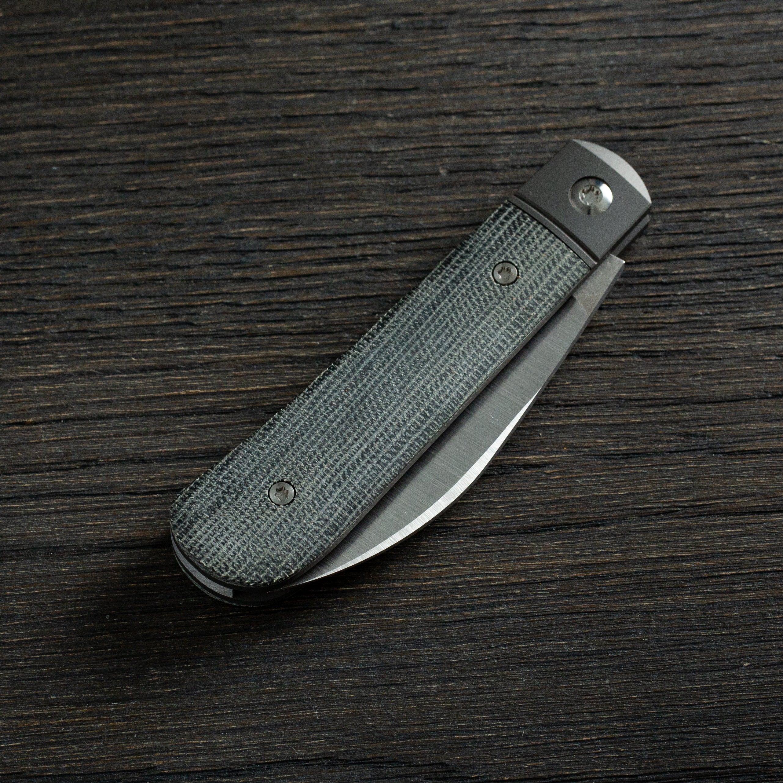 Laid Back Jack - Black Canvas Micarta