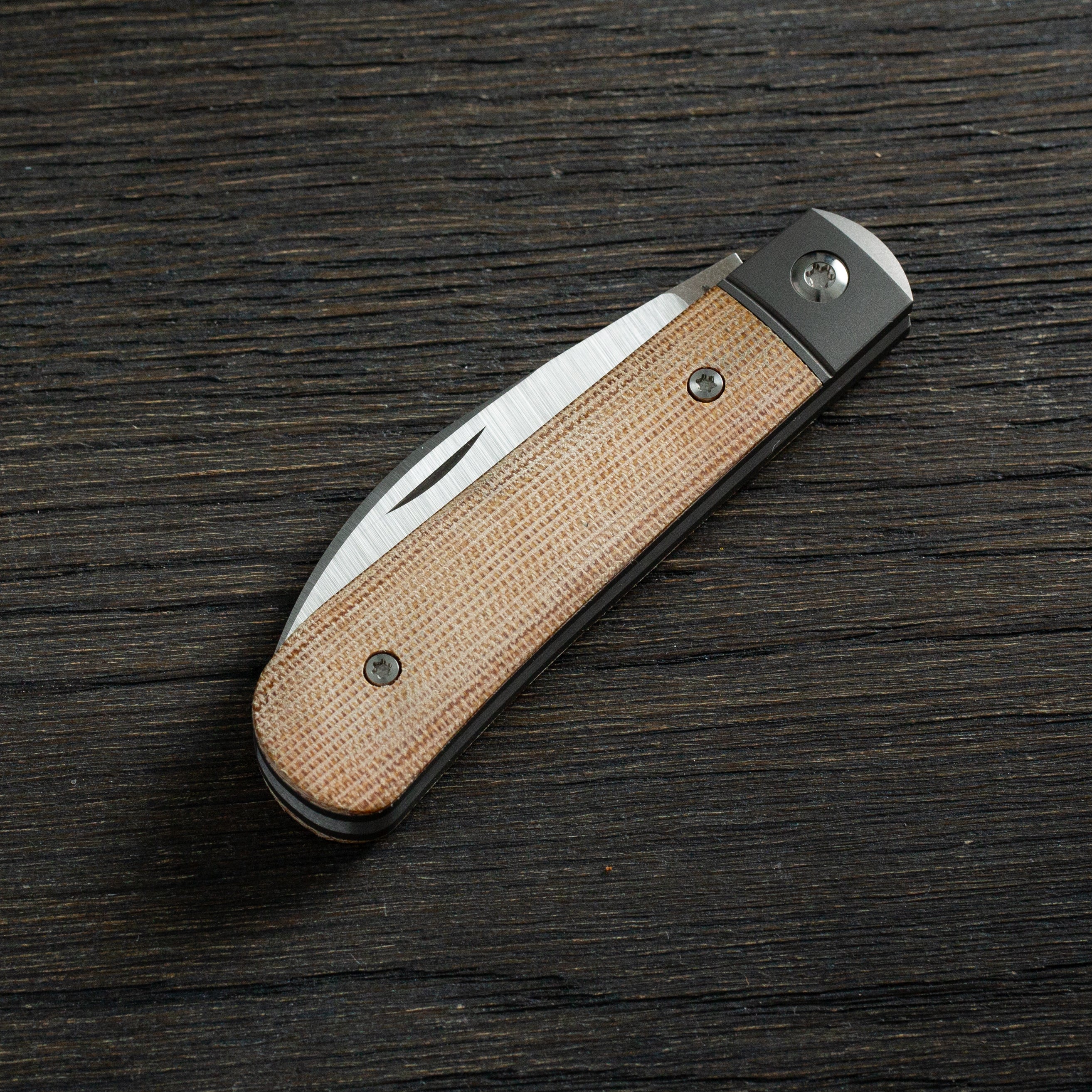 Laid Back Jack - Natural Canvas Micarta