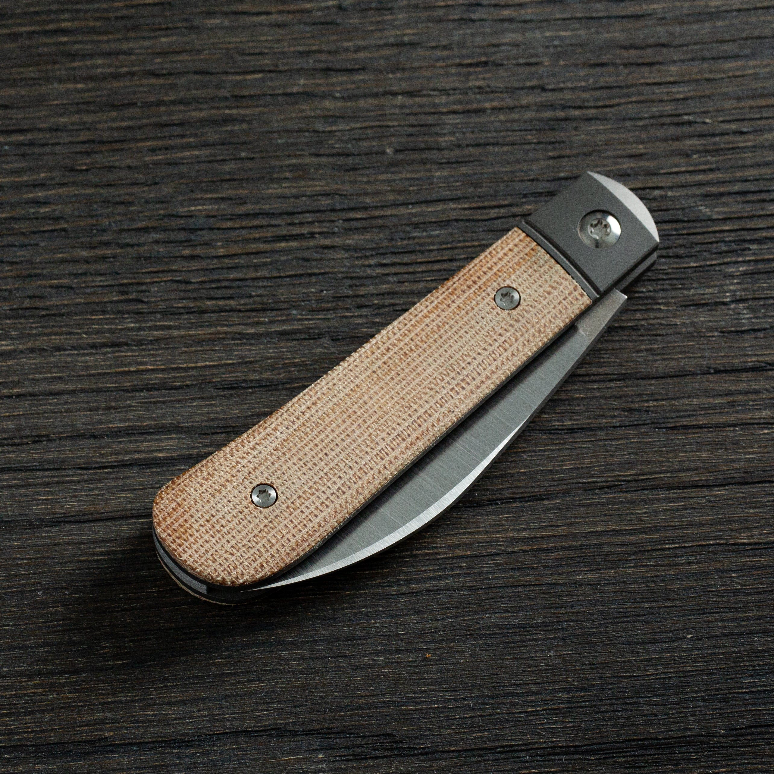 Laid Back Jack - Natural Canvas Micarta