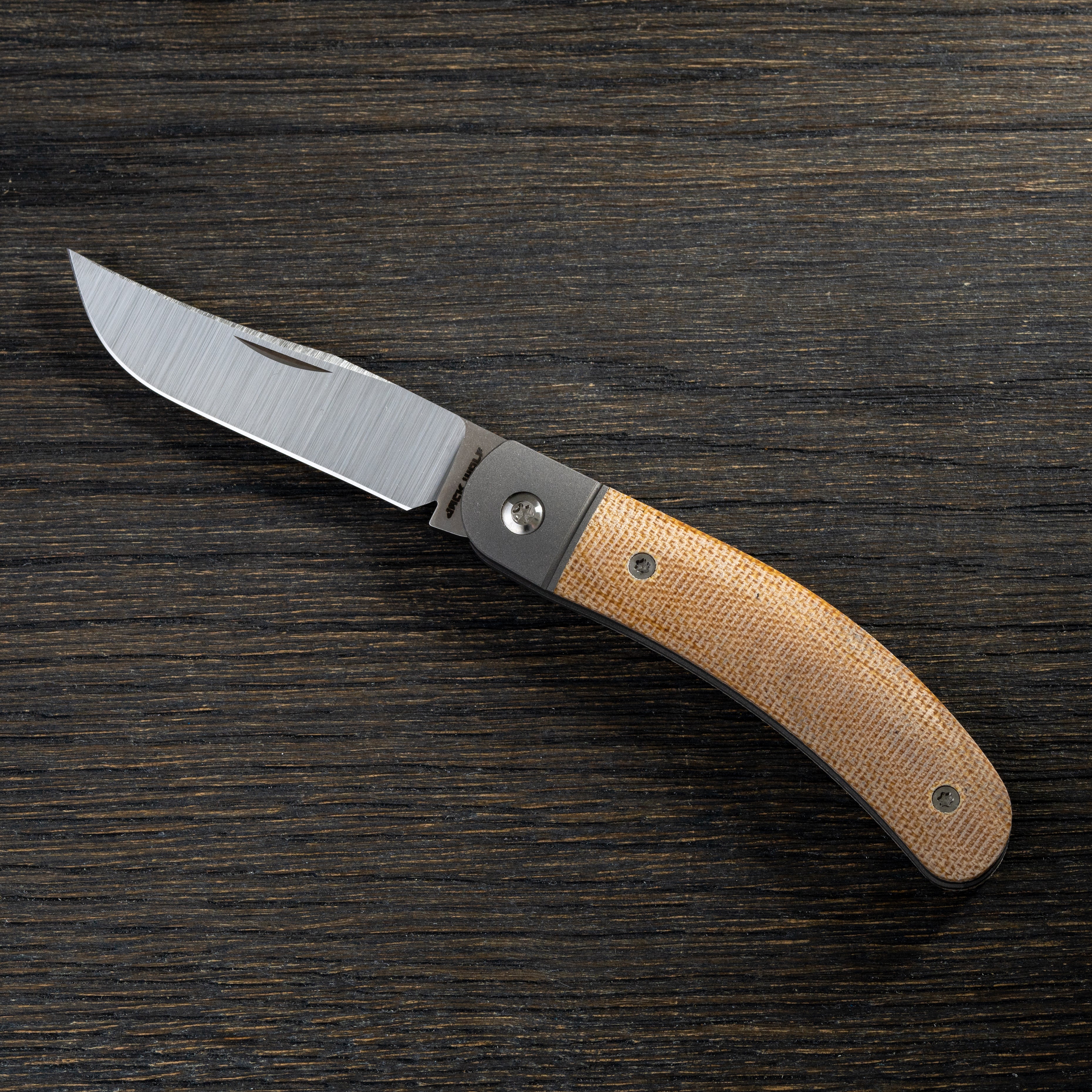 Javelina Jack - Natural Canvas Micarta