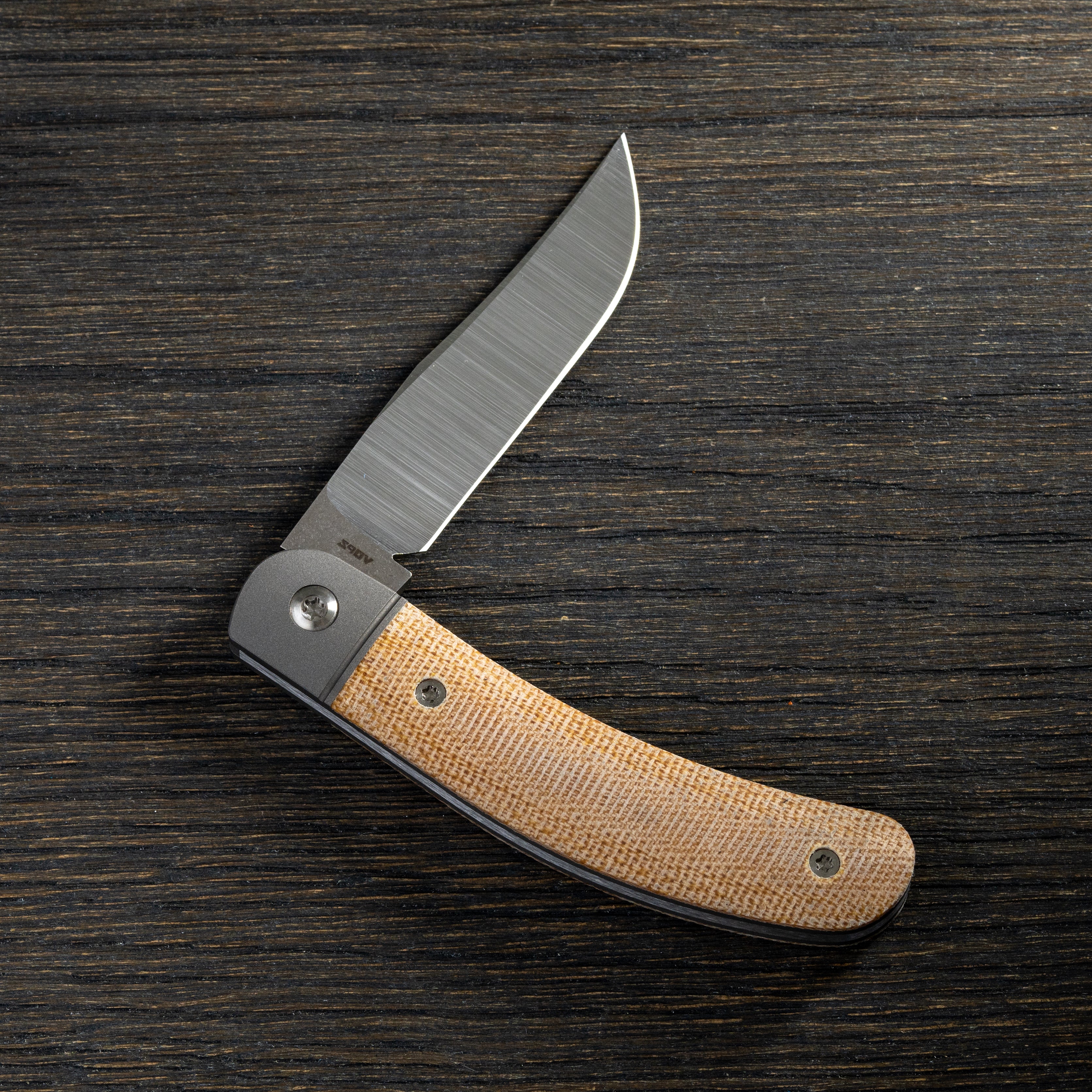 Javelina Jack - Natural Canvas Micarta