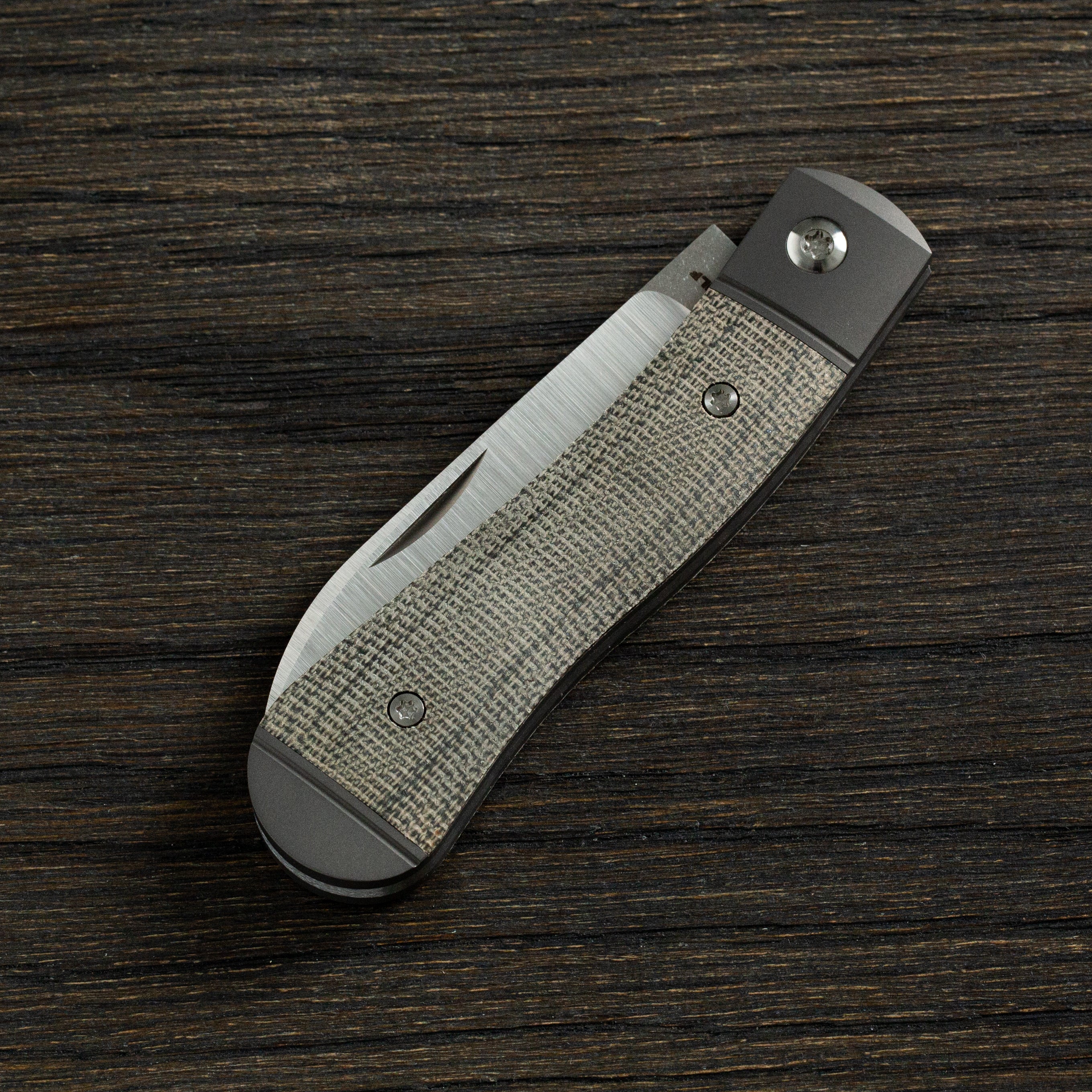 K9 Jack - Olive Drab (OD) Green Canvas Micarta