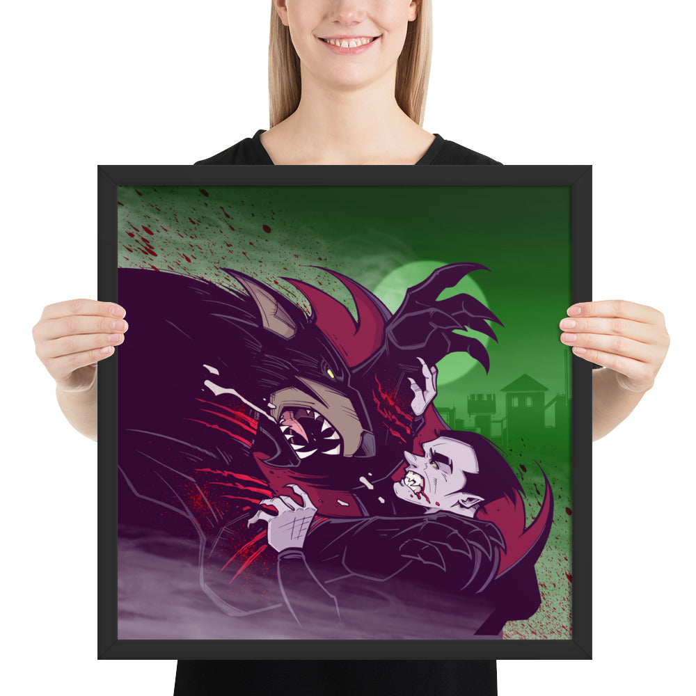 Framed Poster - Vampire Jack Label v1